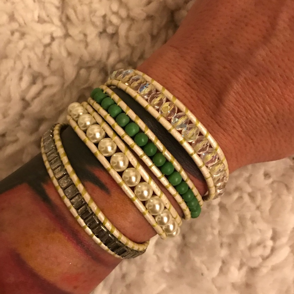 Hand made Wrap around Bracelet 💚